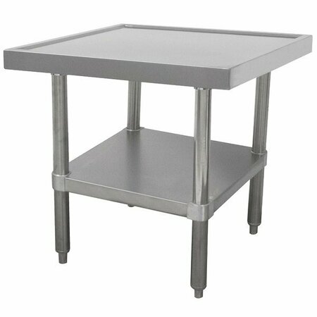 ADVANCE TABCO MT-SS-242 24in x 24in Stainless Steel Mixer Table with Undershelf 109MTSS242